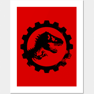 T-Rex Hazard Posters and Art